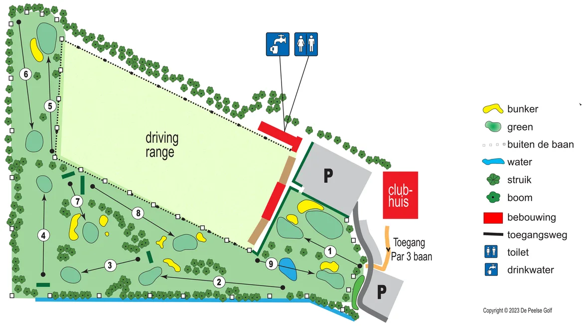 Plattegrond Broekbosbaan Par3