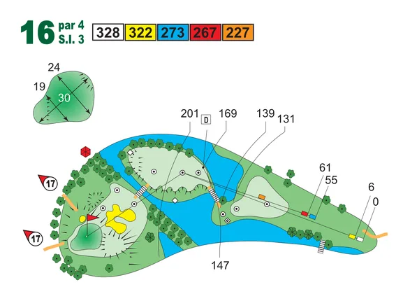 layout hole 16